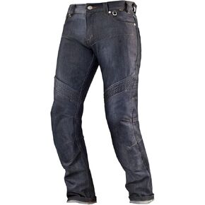 SHIMA Gravity Motorcycle Jeans for Men - Breathable Cordura Regular Fit Riding Trousers Mens with Kevlar Layer, CE Knee Armor Pads, Coolmax Fibers (Blue, 36)