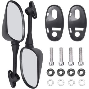 Black Aftermarket Rearview Mirrors For 2003-2012 Honda CBR600RR 2004-2007 CBR1000RR