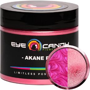 Eye Candy Mica Powder Pigment “Akane Red" (50g) Multipurpose DIY Arts and Crafts Additive | Natural Bath Bombs, Resin, Paint, Epoxy, Soap, Nail Polish, Lip Balm (Akane Red, 50G)