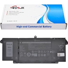 9JM71 Laptop Battery for Dell Latitude 13 5320 7320 14 7420 7520 P134G001 P135G001 P138G001 Series 7FMXV 9JM7I 0TN2GY TN2GY 4M1JN 1PP63 HDGJ8 MHR4G 727CG 0727CG 11.4V 42Wh