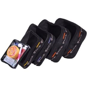 Zuca Pro Packing Pouch Set - 5 Large Color-Coded Utility Pouches and 1 Small Utility Pouch. for Zuca Sport or Pro Rolling Cases. (Pro Packing Pouch Set)