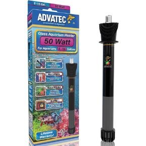 Glass Aquarium Heaters with Advanced LED Temperature Control System - for Fresh & Saltwater Aquariums (200 Watts / 50-70 Gallons)