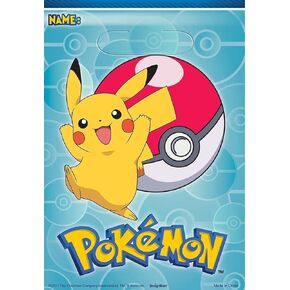 amscan Pokemon Loot Bags | 24 Count | Birthday Parties