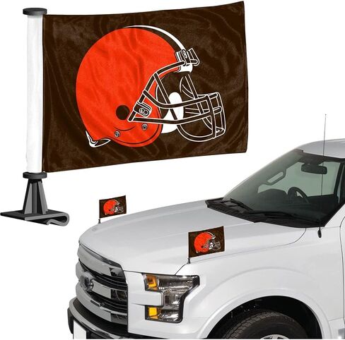 أعلام سيارة السفير من فانماتس NFL للجنسين للبالغين - عبوتان من أعلام السيارات الصغيرة، 4 بوصة × 6 بوصة in Kuwait