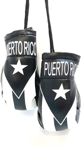Puerto Rico Flags for cars Puerto Rican Boxing Glove Boricua pride PR Style Black flag Autos or Home Sticks to Glass Quick and Easy in Saudi Arabia