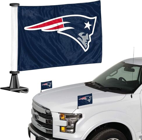 أعلام سيارة السفير من فانماتس NFL للجنسين للبالغين - عبوتان من أعلام السيارات الصغيرة، 4 بوصة × 6 بوصة in Kuwait