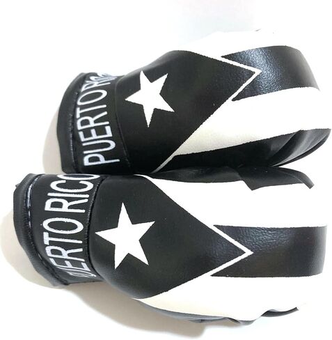 Puerto Rico Flags for cars Puerto Rican Boxing Glove Boricua pride PR Style Black flag Autos or Home Sticks to Glass Quick and Easy in Saudi Arabia