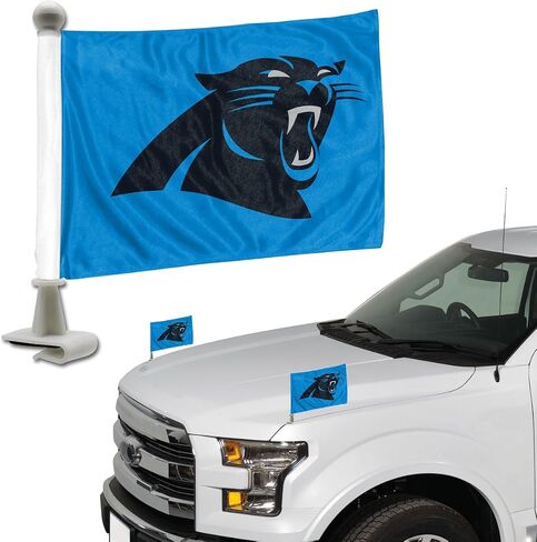 أعلام سيارة السفير من فانماتس NFL للجنسين للبالغين - عبوتان من أعلام السيارات الصغيرة، 4 بوصة × 6 بوصة in Kuwait