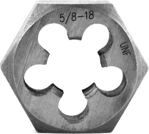 قالب QWORK سداسي الشكل 5/8-18 من الفولاذ الكربوني UNF، متين لاستخراج قالب الصنبور in Kuwait