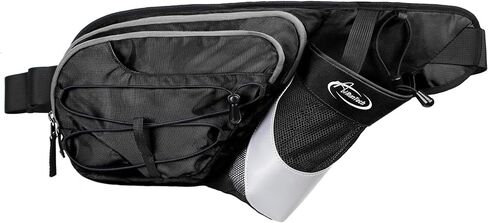 AiRunTech Fanny Pack with Water Bottle Holder Hiking Accessories for Women Men Water Resistant Large Running Bag Dog Walking Fit All Phones in Saudi Arabia