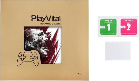 مجموعة ملصقات PlayVital الكاملة لوحدة التحكم الرقمية PS5 Slim (التصميم الأصغر الجديد)، غطاء لاصق من الفينيل لوحدة التحكم PS5 وسماعات الرأس ومحطة الشحن وجهاز التحكم عن بعد للوسائط - زهرة الكرز المتساقطة in Kuwait