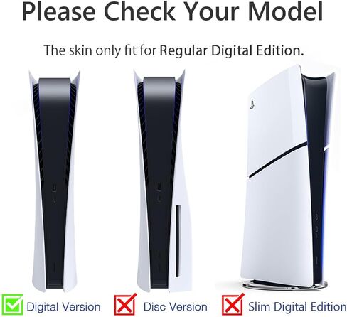 PS5 Skin - الإصدار الرقمي لوحدة التحكم وملحقات وحدة التحكم غطاء جلود PS5 Controller Skin Gift ps5 Skins لوحدة التحكم مجموعة كاملة PS5 Skin Greed in Saudi Arabia