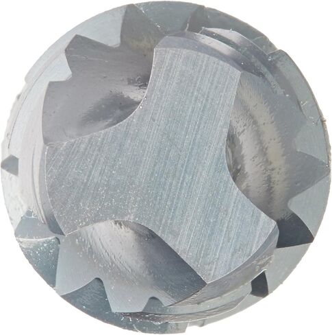 YG-1 - F4423 F4 Series Vanadium Alloy HSS Spiral Flute Tap, Steam Oxide, Round Shank with Square End, Bottoming Chamfer, 1/4"-28 Thread Size, H3 Tolerance in Saudi Arabia
