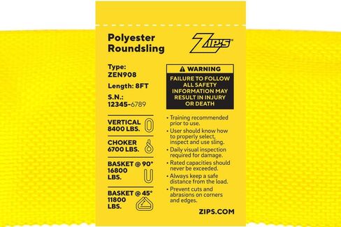 Zip's Endless Loop Round Slings (10 ft Green) in Saudi Arabia