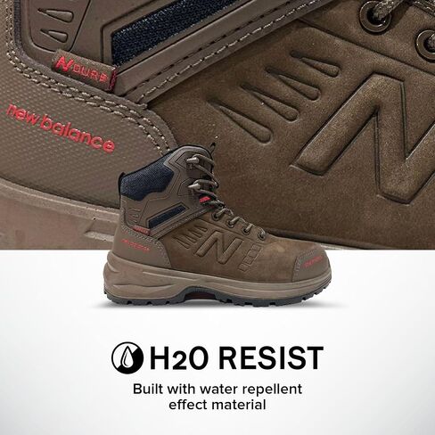 New Balance Calibre Composite Toe Men's Industrial & Construction Boots, Chocolate, Size 10.5, Wide, Comfortable and Lightweight Work Boots for Men in Saudi Arabia