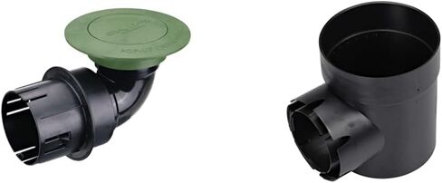NDS 322G* باعث الصرف المنبثق مع الكوع، يناسب أنابيب الصرف الصحي والصرف مقاس 3 بوصات، ويعمل مع أنظمة الصرف بما في ذلك أحواض الصيد ومصارف القنوات، أخضر in Saudi Arabia