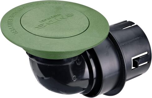 NDS 322G* Pop-Up Drainage Emitter with Elbow, fits 3-Inch Sewer and Drain Pipe, Works with Drainage Systems Including Catch Basins and Channel Drains, Green in Kuwait