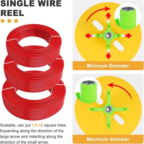 موزع الكابلات 4 لفائف سلك موزع العلبة مع عجلات، موزع الأسلاك الصخرية، يحمل بكرات كابل واحدة in Kuwait