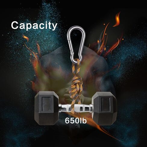WIQUE 4 Inch Stainless Steel Carabiner Spring Snap Hook - 304 Stainless Steel Heavy Duty Clips,Set of 4 in Saudi Arabia