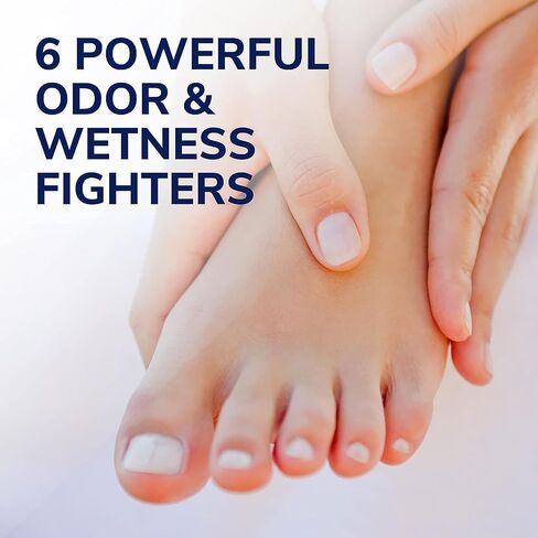Dr. Scholl's ULTRA-SWEAT ABSORBING FOOT POWDER, 7 oz // Maximum Sweat Absorption, All-Day Odor Protection, Keeps Feet Fresh & Dry - Pack of 2 in Saudi Arabia