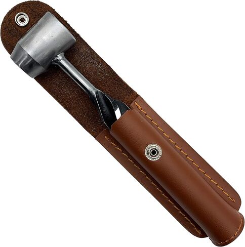 أداة Shawn With The Wild Settlers Wrench Ultimate Bushcraft - صانع أوجير العين سكوتش وصانع الوتد لصناعة الأدغال والحرف الخشبية والبقاء في الهواء الطلق - بناء هياكل لا حدود لها - أداة EDC متعددة مع غمد in Kuwait