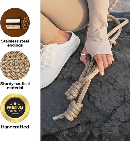 Flow Rope Exercise Rope with Training Modules – High-Performance, Double-Braid Workout Rope Handcrafted in Europe – Adjustable-Length Training Ropes Fitness in Saudi Arabia