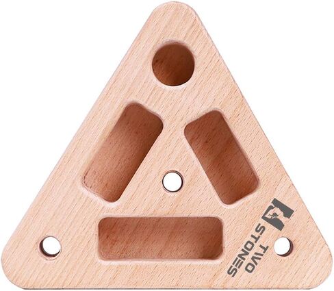 لوح سحب محمول من حجرين مثل لوح تدريب لتسلق الصخور مع حواف وجيوب، غير قابل للانزلاق وخفيف الوزن وخفيف الوزن لتمرين أصابع التسلق لتدريب الصخور in Kuwait