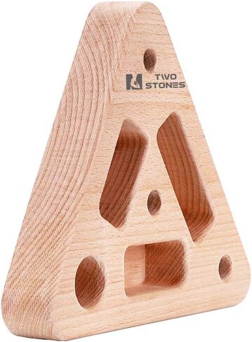 TWO STONES Portable Hangboard Pull Up Bar as Rock Climbing Training Board with Edges and Pockets, Non-Slip and Lightweight Portable Climbing Fingerboard Exerciser for Bouldering Training in Saudi Arabia