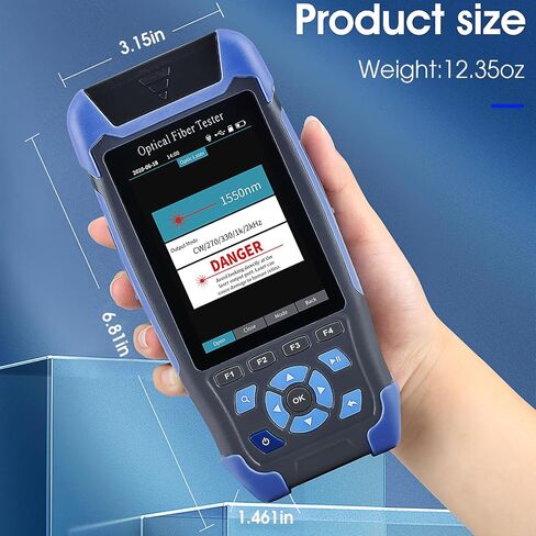 OTDR A-900D UPC Interface 9 في 1 جهاز اختبار الألياف البصرية متعدد الوظائف 60KM 24/22dB مع محول SC/FC/ST/LC مدمج OPM OLS 1310 1550nm LED RJ45 Tester VFL 10km in Saudi Arabia