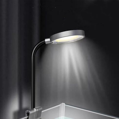 مشبك ضوء حوض السمك الصغير، مشبك ضوء خزان الأسماك 3 وات، مصباح حوض السمك USB بمشبك، إضاءة دوران 360 درجة لخزان الأسماك الصغيرة، خزان المياه العذبة، خزان مزروع in Kuwait