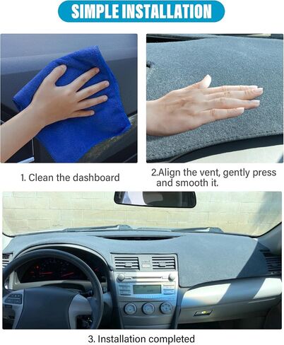 Dashboard Cover,Dash Cover,Dash Mat,Dashboard Cover Mat,Car Accessories Dashboard Mat,Dashboard Cover Carpet Dashboard Mat Pad,Car Dashboard Carpet Dash Cover Custom (Dark Gray) in Saudi Arabia