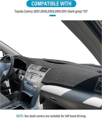 غطاء لوحة القيادة، غطاء لوحة القيادة، حصيرة لوحة القيادة، حصيرة غطاء لوحة القيادة، حصيرة لوحة القيادة لملحقات السيارة، غطاء لوحة القيادة السجاد لوحة القيادة، غطاء لوحة القيادة السجاد مخصص (رمادي داكن) in Kuwait