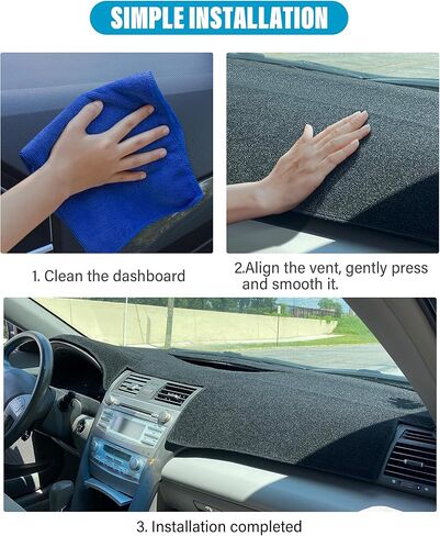 غطاء لوحة القيادة، غطاء لوحة القيادة، حصيرة لوحة القيادة، حصيرة غطاء لوحة القيادة، حصيرة لوحة القيادة لملحقات السيارة، غطاء لوحة القيادة السجاد لوحة القيادة، غطاء لوحة القيادة السجاد مخصص (رمادي داكن) in Kuwait