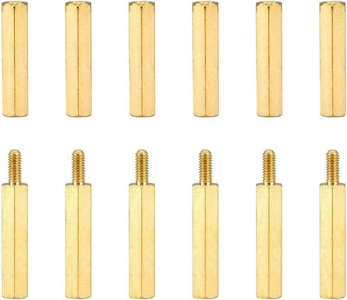 Litorange 320PCS M2.5 Male Female Nylon Hex Spacer Standoff Screw Nut Threaded Pillar PCB Motherboard Assorted Assortment Kit (White) in Saudi Arabia