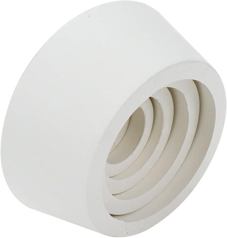 9 Count Filter Adapter Cones Set, Buchner Funnel Flask Adapter Rubber Tapered Collar 9 Sizes(White) in Saudi Arabia