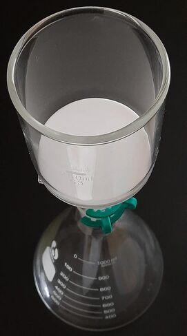 طقم ترشيح مرشح شفط زجاجي 1000 مل دورق مخروطي 250 مل قمع بوشنر (250/1000 مل) in Kuwait