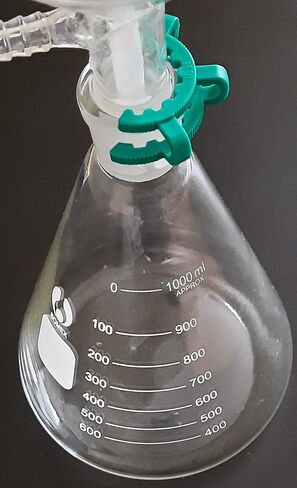 طقم ترشيح مرشح شفط زجاجي 1000 مل دورق مخروطي 250 مل قمع بوشنر (250/1000 مل) in Kuwait