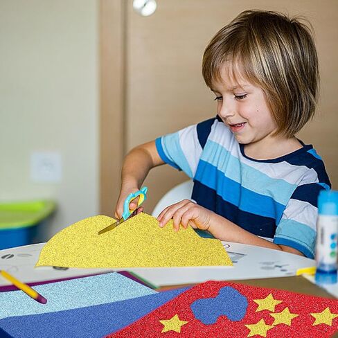 29 ورقة من ورق البطاقات اللامع، 29 لونًا A4 ورق لامع ممتاز للحرف اليدوية وسجلات القصاصات والمشروعات اليدوية 250 جرامًا لكل متر مربع in Kuwait