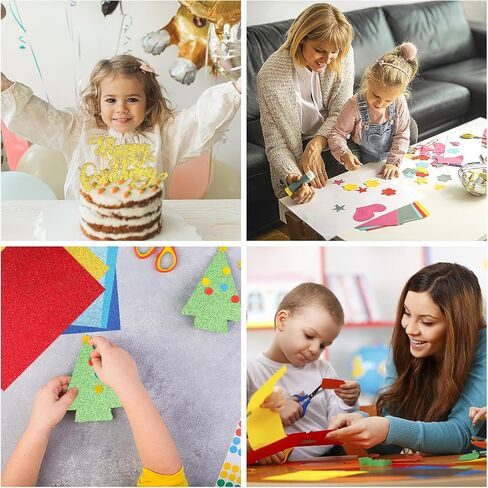 29 ورقة من ورق البطاقات اللامع، 29 لونًا A4 ورق لامع ممتاز للحرف اليدوية وسجلات القصاصات والمشروعات اليدوية 250 جرامًا لكل متر مربع in Kuwait