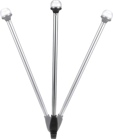 Attwood 5550-PA20-7 Lightarmor Folding All-Round 20-Inch Marine Boat 360-Degree Pole Light in Saudi Arabia