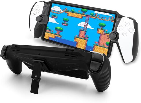 CASEMATIX Protective Case Compatible with Playstation Portal Portable PS5 Remote Player, Form Fitted Non Slip TPU Cover Fits PS Portal with Pop Out Kickstand for Display in Saudi Arabia