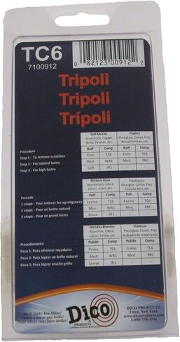 Dico TC6-7100912 Tripoli Buffing Compound, Brick , Brown in Saudi Arabia