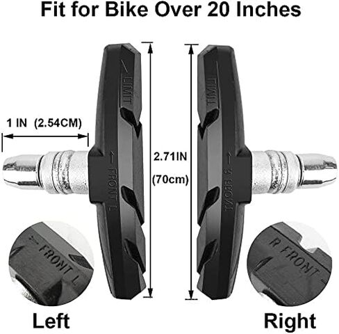 مجموعة كاملة من وسائد فرامل الدراجة، 70 ملم in Kuwait