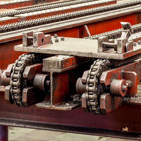 ضرس دوار uxcell 12 سن من النوع B، 25 سلسلة، حبلا واحد 1/4 بوصة، تجويف 5 مم من أكسيد الكربون الأسود C45 من الفولاذ الكربوني مع مجموعة براغي لـ ISO 04C in Kuwait