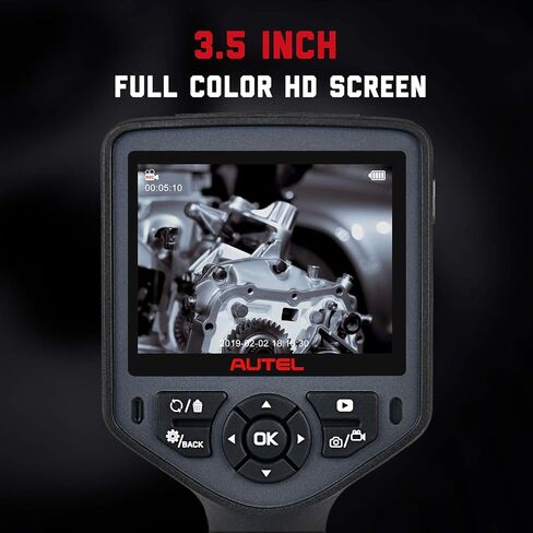 Autel MaxiVideo MV460 Inspection Camera, 2024 1080P HD Industrial Endoscope, Digital Videoscope with 8.5mm 2MP Camera 1m Semi-Rigid Flexible Cable, 360°Rotation, 7 X Zoom, Upgraded Ver. of MV400 in Saudi Arabia