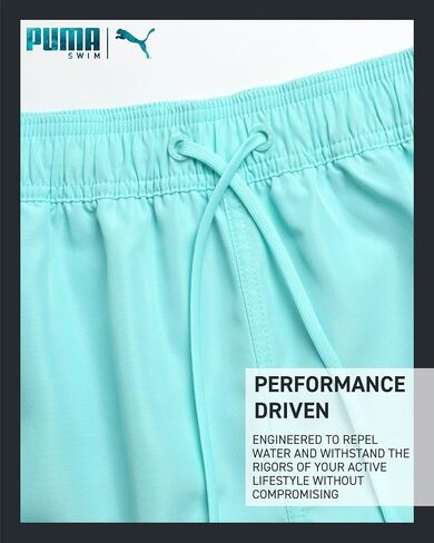 PUMA Mens Swim Trunks - Quick Dry Athletic Performance 8" Inseam Swimming Trunks for Men with Mesh Compression Liner in Saudi Arabia