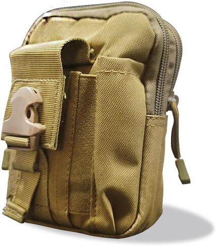 Outdoor Sport Men Women Waist Pack Bum Bag Belt Pouch Bicycle Bag Tactical Bag Hunting Thigh Bag Nylon Phone Bags Wallet (Black) in Saudi Arabia