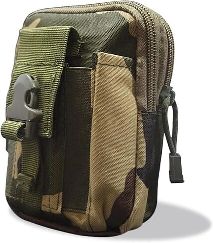 Outdoor Sport Men Women Waist Pack Bum Bag Belt Pouch Bicycle Bag Tactical Bag Hunting Thigh Bag Nylon Phone Bags Wallet (Black) in Saudi Arabia