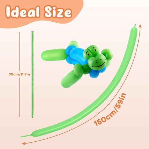 100Pcs Clear 260 Balloons Clear Long Balloons for Balloon Garland Thickening Skinny Latex Twisting Animals Modeling Christmas Birthday Kid's Carnivals Party Decorations in Saudi Arabia