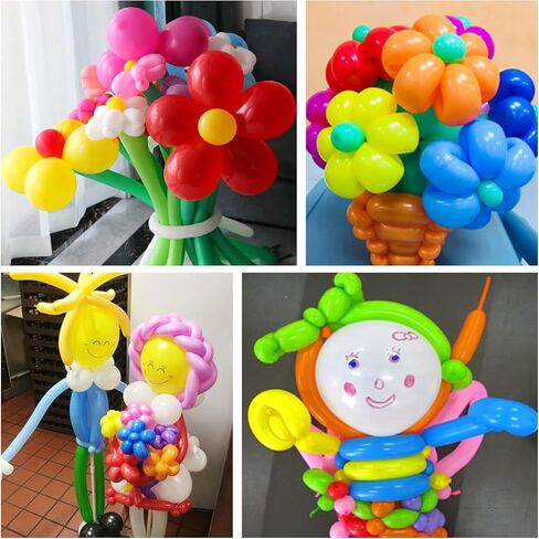 100Pcs Clear 260 Balloons Clear Long Balloons for Balloon Garland Thickening Skinny Latex Twisting Animals Modeling Christmas Birthday Kid's Carnivals Party Decorations in Saudi Arabia